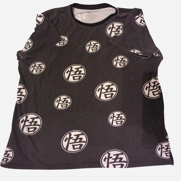 Black & white Dragon Ball Z Goku T-shir - Picture 1 of 1